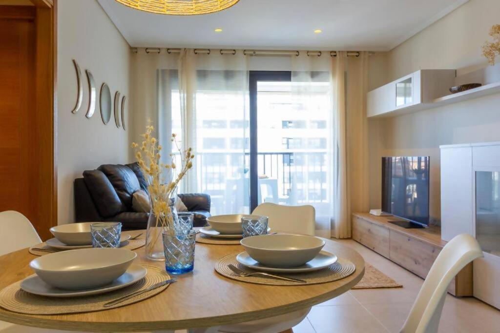 Alboraya Apartamento Con Vista Al Mar Y Piscina Valencia Exterior foto