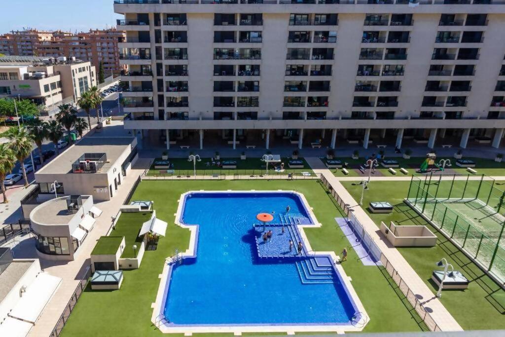 Alboraya Apartamento Con Vista Al Mar Y Piscina Valencia Exterior foto