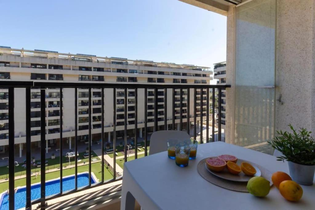 Alboraya Apartamento Con Vista Al Mar Y Piscina Valencia Exterior foto